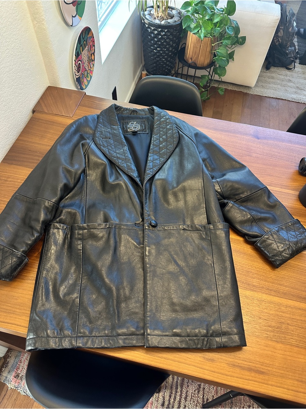 Vintage Leather Coat